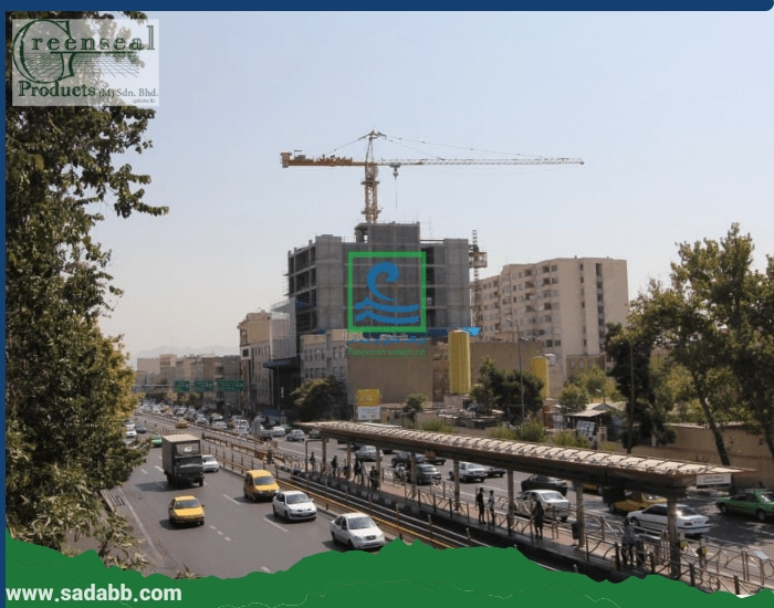 آسیب شناسی پروژه ساختمان مرکزی بیمه کوثر آب بندی فشار منفی
