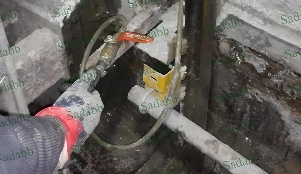 آب بندی چاله آسانسور سداب