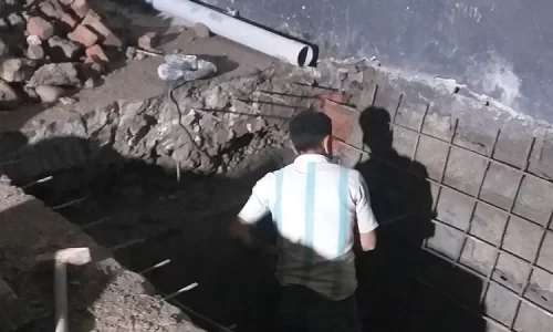 آرماتور بندی پروژه همیلا - سدآب