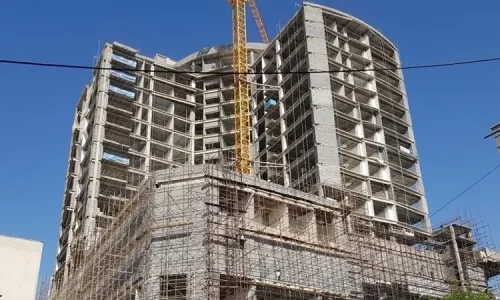 نمای بغل پروژه همیلا - سدآّب